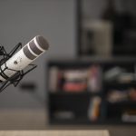 side view radio microphone with copy space min