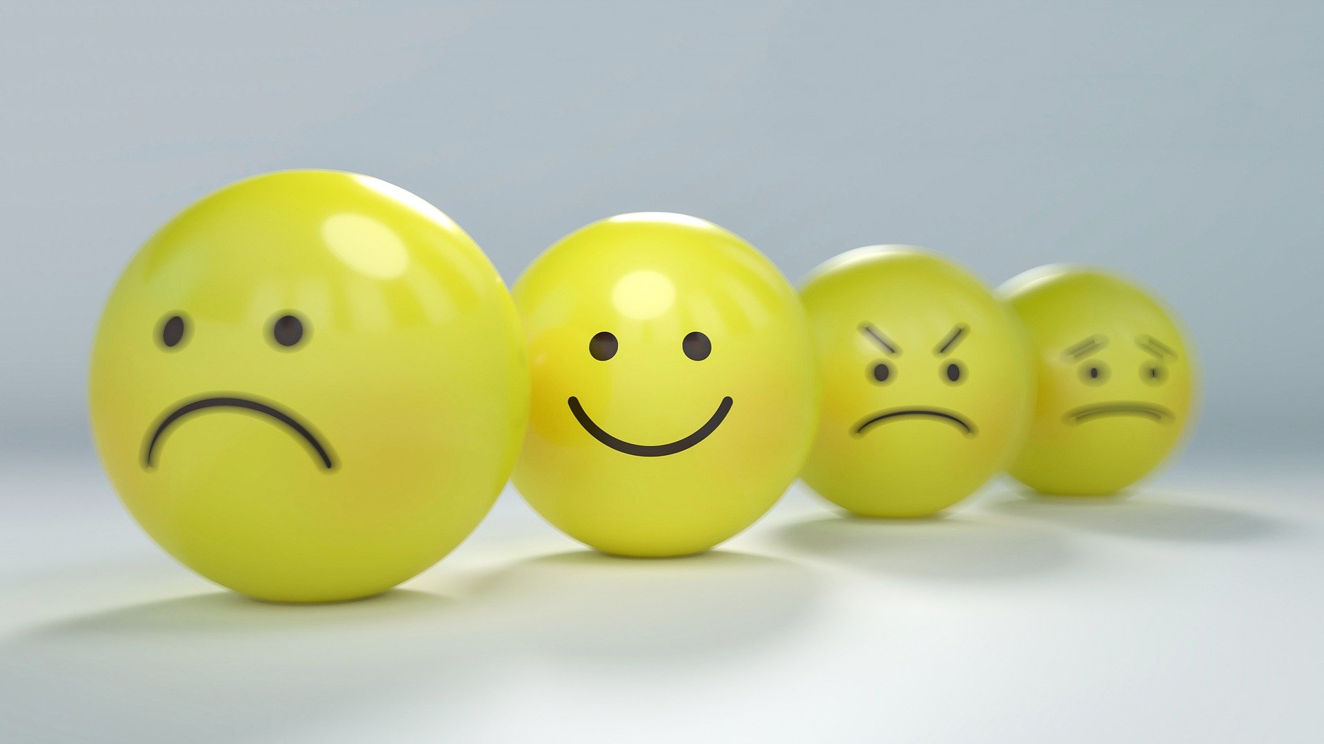 diferentes expressões para representar inteligência emocional