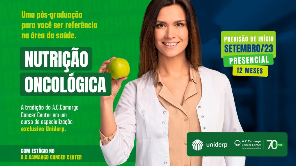 Imagem do curso de pós-graduação em Nutrição Oncológica