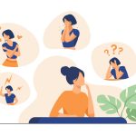 ilustração de emoções para representar texto sobre sustentabilidade emocional