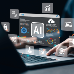 Pessoa usando inteligência artificial.