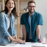 equipe em escritório